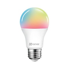 EZVIZ LB1-White 806lm meleg-fehér E27 gömb LED Wi-Fi smart home fényforrás