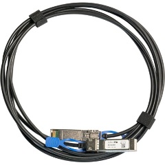 MikroTik InfiniBand QSFP28 -> QSFP28 M/M adatkábel Direct Attach (DAC) 1m fekete 100Gb/s