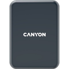 Canyon C-15 15W telefon vezeték nélküli töltő adapter / autós tartó fekete (Qi)