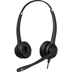 Axtel Elite HDvoice MS HD duo fejhallgató headset fekete