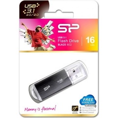 Silicon Power 16GB Blaze B20 USB 3.2 Gen 1 pendrive BOX fekete