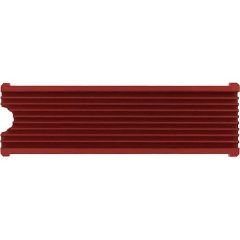 Axagon CLR-M2FAN M.2 hűtőborda piros