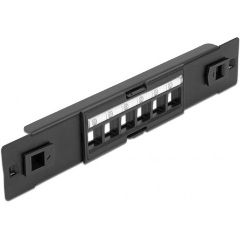 Delock 10  Keystone Patch Panel 6 portos eszközmentes