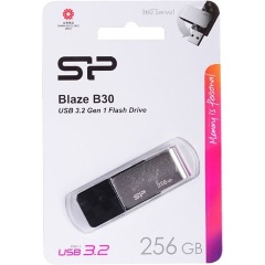 Silicon Power 256GB Blaze B30 USB 3.2 Gen 1 pendrive BOX fekete-ezüst