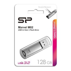 Silicon Power 128GB Marvel M02 USB 3.2 Gen 1 pendrive BOX ezüst