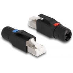 Delock RJ45 dugaszoló szerelvény Cat.6A Delock RJ45 dugaszoló szerelvény Cat.6A