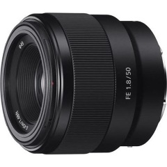 Sony FE 50mm f/1.8 fényképezőgép optika fekete