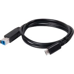 Club 3D USB-C 3.1 Gen2 -> USB-B 3.2 Gen2 M/M adatkábel 1m fekete