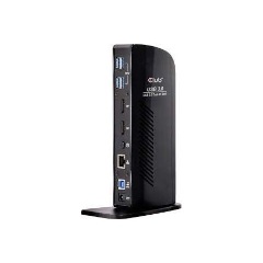 Club 3D USB-A/C Dual Display Docking Station 11-port USB-C/A dokkoló 4K60Hz fekete