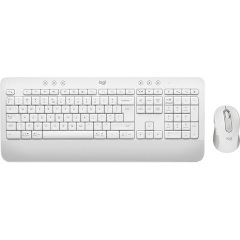 Logitech Signature MK650 Combo for Business Bluetooth / vezeték nélküli magyar membrán billentyűzet + egér fehér (Off-Wh