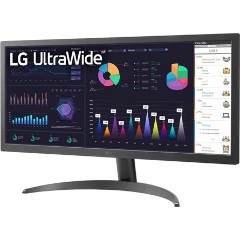 LG 26WQ500-B UltraWide HDR10 25.7" IPS LED monitor fekete 75Hz FreeSync