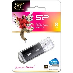 Silicon Power 8GB Blaze B20 USB 3.2 Gen 1 pendrive BOX fekete