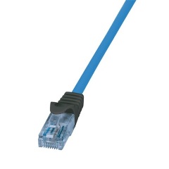 LogiLink Premium RJ45 CAT6A U/UTP -> RJ45 CAT6A U/UTP M/M adatkábel 3m kék