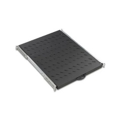 Lande 4 ponton rögzíthető 19" rack polc fekete Lande 4 ponton rögzíthető 19" rack polc fekete