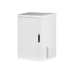 Lande SAFEbox 600x450 24U 19" kültéri fali rack szekrény szürke IP55