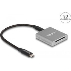 Delock USB Type-C  kártyaolvasó SD Express (SD 7.1) memóriakártyákhoz