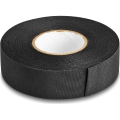 Delock Anyag szalag 25 m x 25 mm szakíthatatlan öntapadós fekete