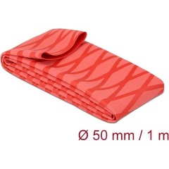 Delock Zsugorcső X-mintás nem csúszós 1 m x 50 mm piros Delock Zsugorcső X-mintás nem csúszós 1 m x 50 mm piros
