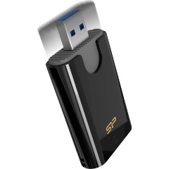 Silicon Power Combo USB3.2 Gen1 A SD, microSD, MMC kártyaolvasó fekete