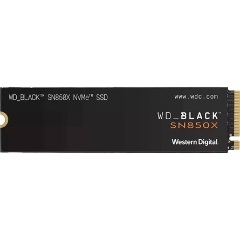 Western Digital WD_BLACK SN850X 2TB PCIe x4 (4.0) M.2 2280 SSD fekete