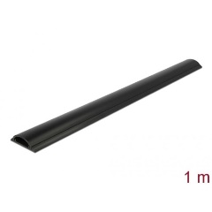 Delock Kábelcsatorna 50 x 12 mm - hossza 1 m, fekete