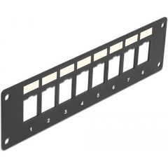 Delock Keystone patch panel 8 süllyesztett porttal