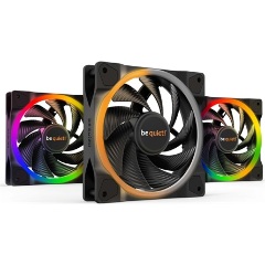 be quiet! Light Wings 120mm Triple-pack rendszerhűtő ventilátor fekete