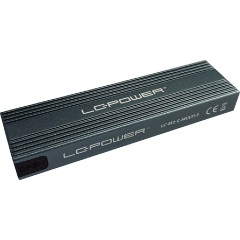 LC-Power LC-M2-C-MULTI-3 M.2 2280 PCIe NVMe / SATA3 USB3.2 Gen2×1 C külső ház szürke