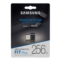 Samsung 256GB FIT Plus vízálló USB-A 3.2 Gen1 pendrive BOX fekete