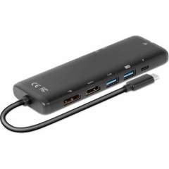 Club 3D CSV-1597 Travel Dock 8-port 100W USB-C dokkoló fekete