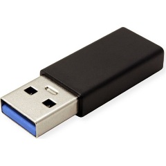 OEM USB-A 3.2 Gen1 -> USB-C 3.2 Gen1 M/F adapter fekete