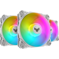 Asus TUF GAMING TF120 ARGB White Edition (3db) rendszerhűtő ventilátor kit fehér