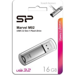 Silicon Power 16GB Marvel M02 USB 3.2 Gen 1 pendrive BOX ezüst