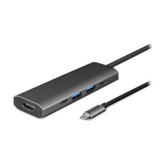 Chieftec DSC-502 5-port 80W USB-C dokkoló szürke