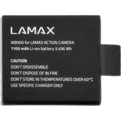 Lamax WB900 W kamera / fényképezőgép 1350mAh Li-ion akkumulátor 1db fekete