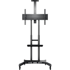 Multibrackets M Public Floorstand Basic 180 55"-80" monitor TV gurulós tartó állvány fekete