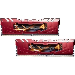 G-SKILL Ripjaws 4 16GB 2133MT/s DDR4 memória CL15 Kit of 2 piros