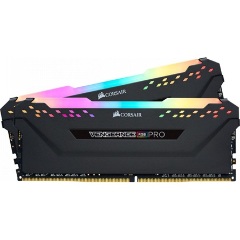 Corsair Vengeance RGB Pro 32GB 3200MT/s DDR4 memória CL16 Kit of 2 fekete RGB