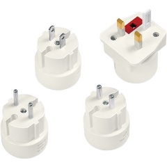 Logilink Travel adapter, 4pcs Set, 2A/250V