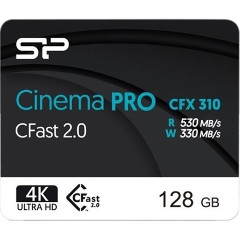 Silicon Power 128GB Cinema Pro Compact Flash CFast 2.0 memóriakártya BOX fekete