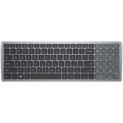 Dell KB740 Multi-Device Compact Bluetooth / vezeték nélküli magyar membrán billentyűzet szürke-fekete