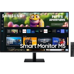 Samsung M5 27" VA LED smart monitor fekete