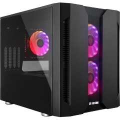 Chieftec Chieftronic M2 táp nélküli ablakos MT Mini Tower számítógépház fekete