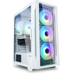 Zalman I3 NEO TG White táp nélküli ablakos Mid Tower számítógépház fehér