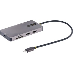 StarTech USB C MULTIPORT ADAPTER 2 HDMI HDMI 4K 60HZ 2PT 5GBPS USB-A