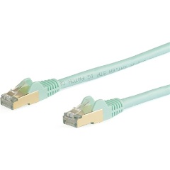 StarTech RJ45 CAT6A 10Gb STP -> RJ45 CAT6A 10Gb STP M/M adatkábel 7m zöld