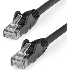 StarTech RJ45 CAT6 U/UTP -> RJ45 CAT6 U/UTP M/M adatkábel 10m fekete LSZH