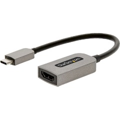 StarTech USB-C / Thunderbolt -> HDMI 2.0 M/F adapter 0.15m szürke DP Alt Mode