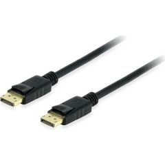 Equip DisplayPort 1.4 -> DisplayPort 1.4 M/M video kábel 3m fekete