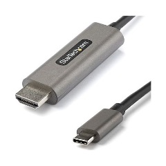 StarTech USB-C / Thunderbolt -> HDMI 2.0 M/M video kábel 6m fekete DP 1.4 Alt Mode HBR3